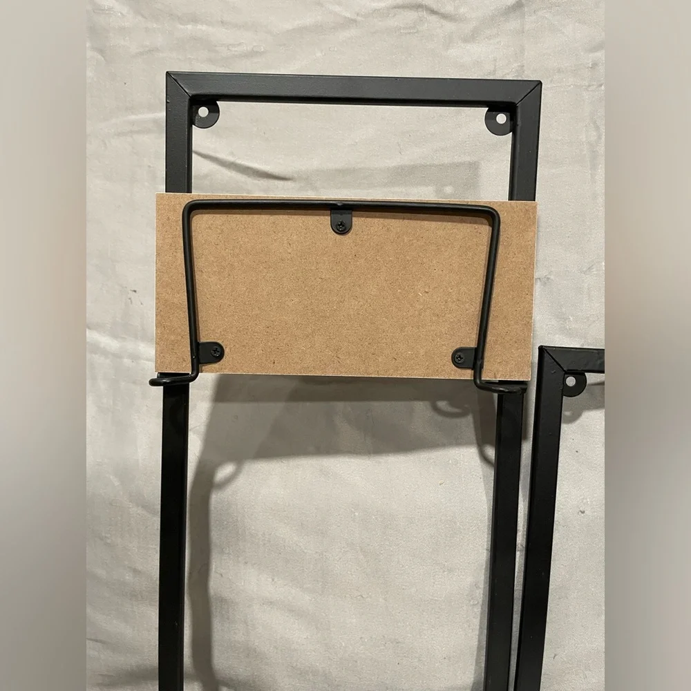 Trueliving Black and White Wall Shelf Duo
